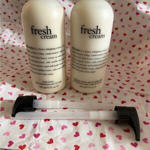 Fresh Cream Body Lotion Set - Cream​